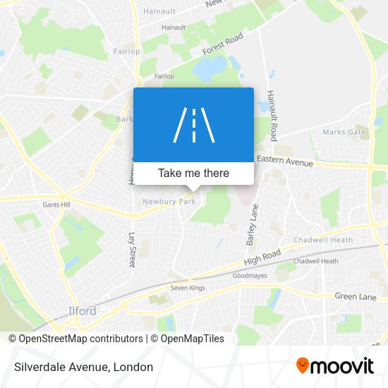 Silverdale Avenue map