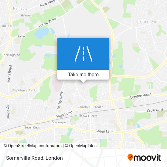Somerville Road map