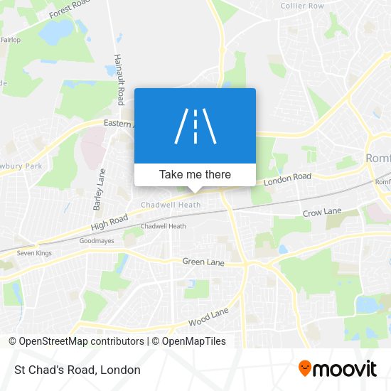 St Chad's Road map