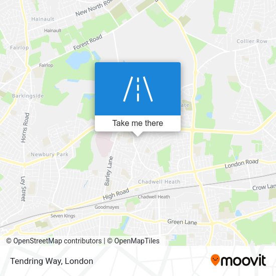 Tendring Way map