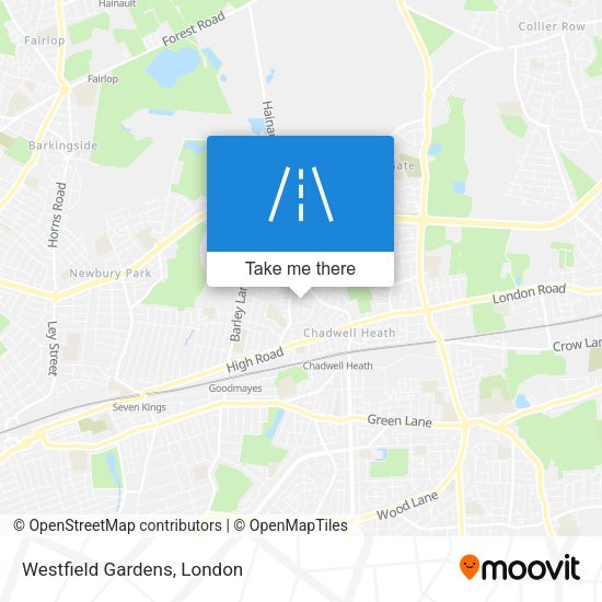 Westfield Gardens map