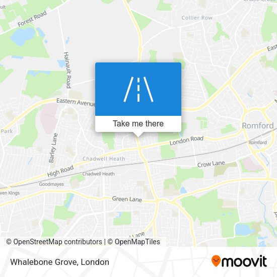 Whalebone Grove map