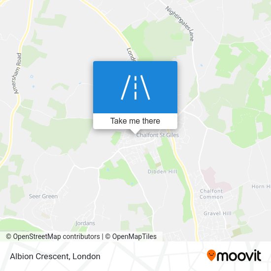 Albion Crescent map