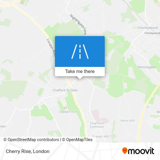 Cherry Rise map