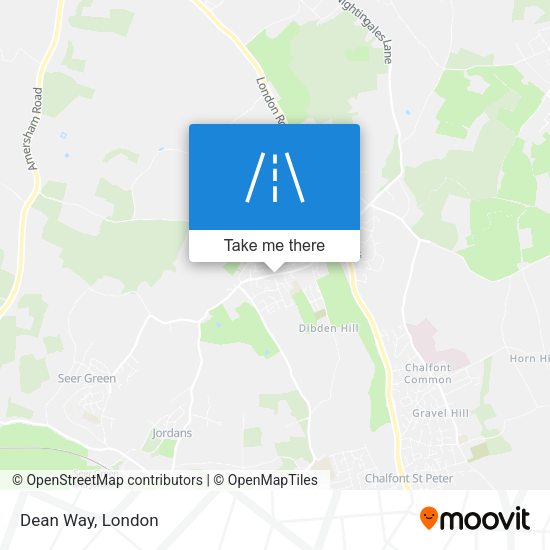 Dean Way map