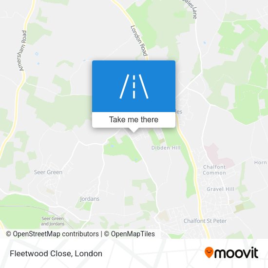 Fleetwood Close map