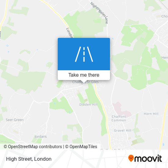High Street map