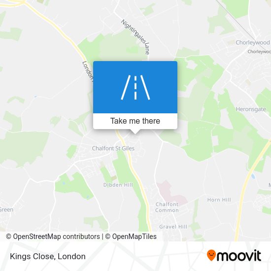 Kings Close map