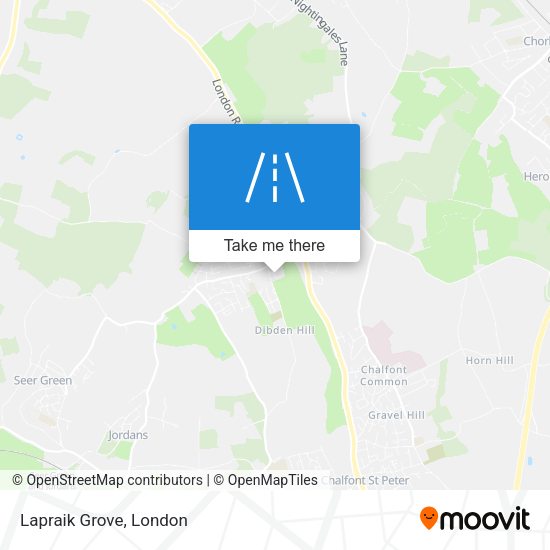 Lapraik Grove map