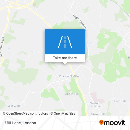 Mill Lane map