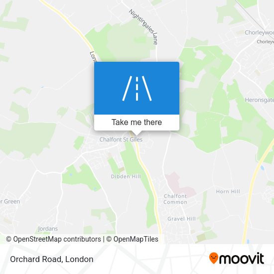 Orchard Road map
