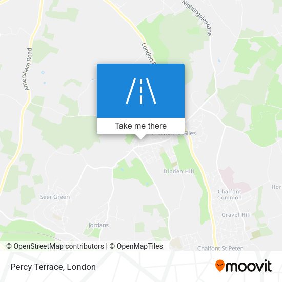 Percy Terrace map