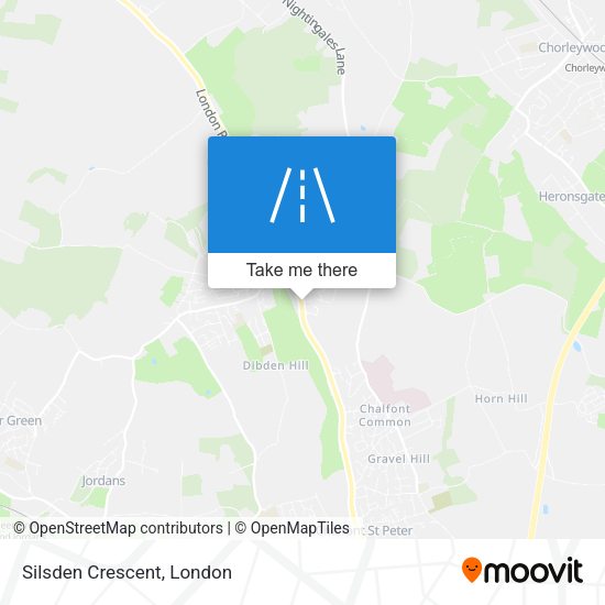 Silsden Crescent map