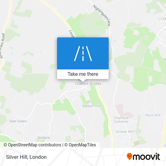 Silver Hill map