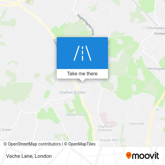 Vache Lane map