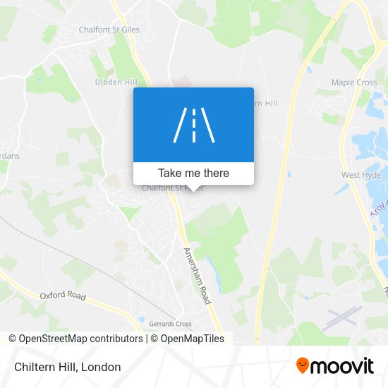 Chiltern Hill map