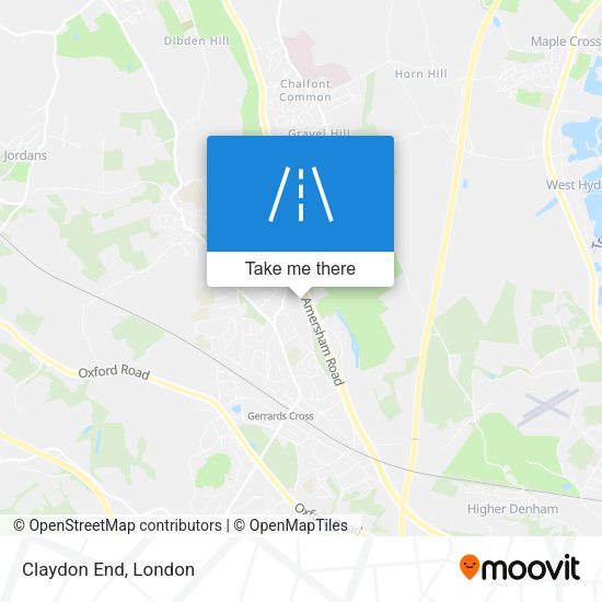 Claydon End map