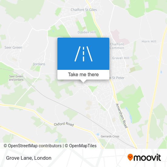 Grove Lane map
