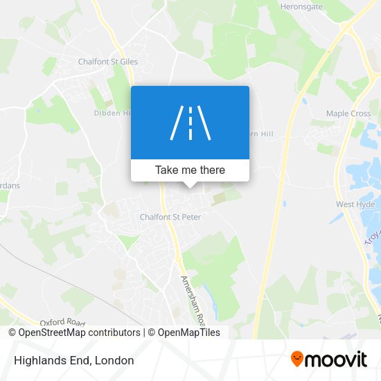 Highlands End map