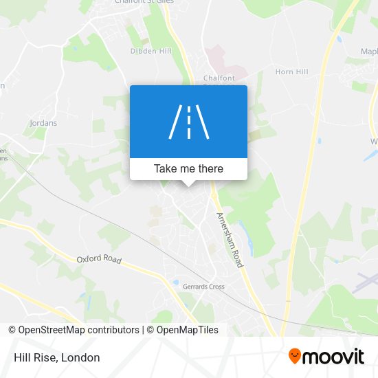 Hill Rise map