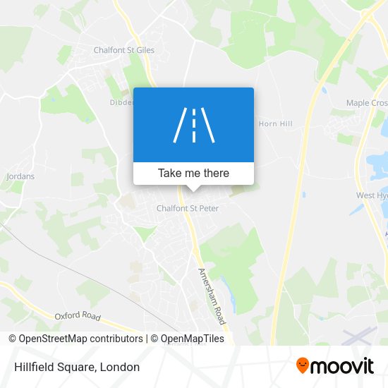 Hillfield Square map