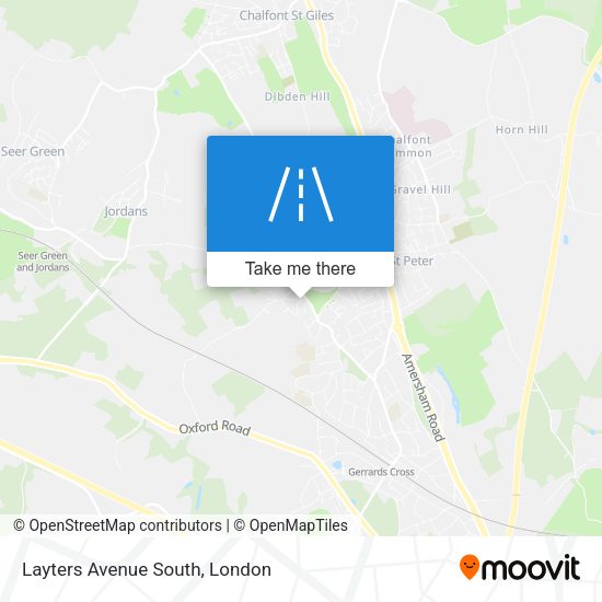Layters Avenue South map