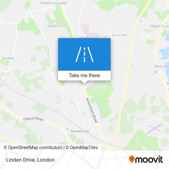 Linden Drive map