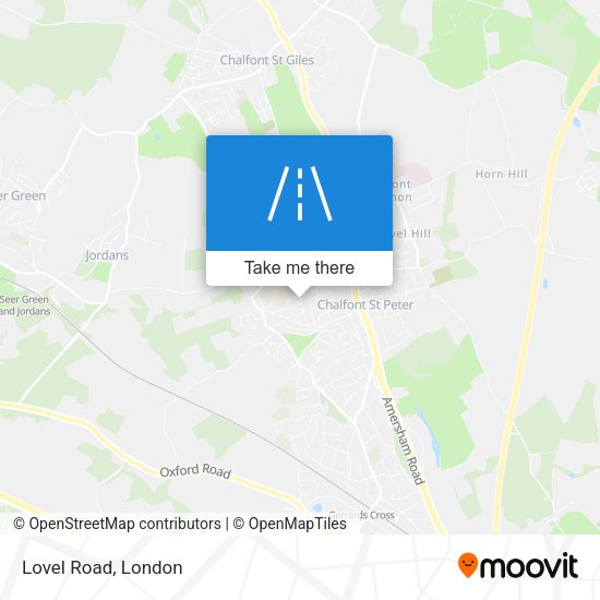 Lovel Road map
