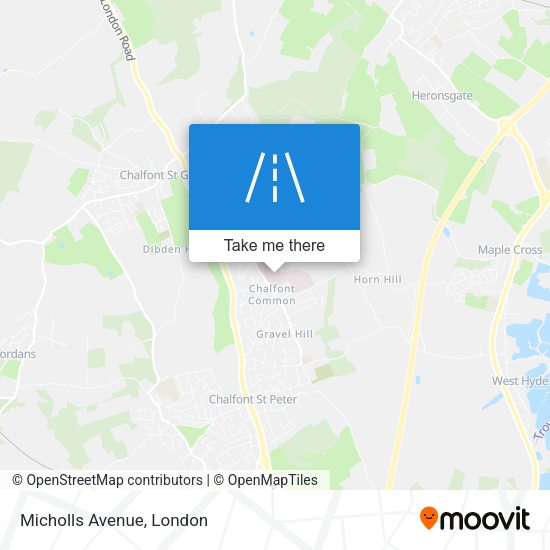 Micholls Avenue map