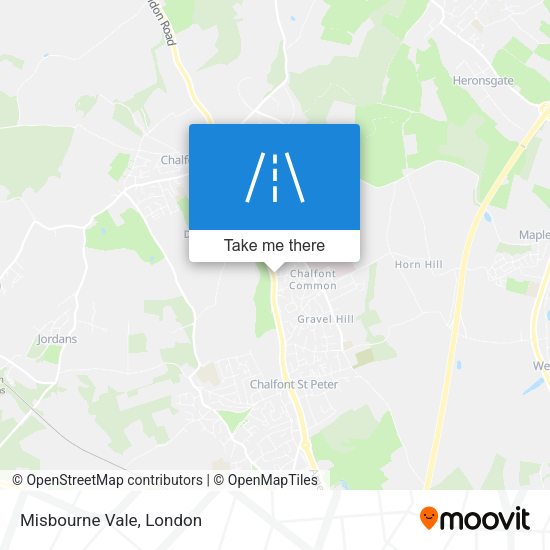 Misbourne Vale map