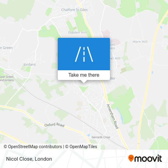Nicol Close map