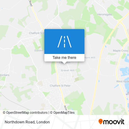 Northdown Road map