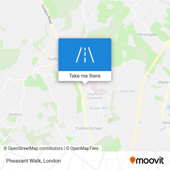 Pheasant Walk map