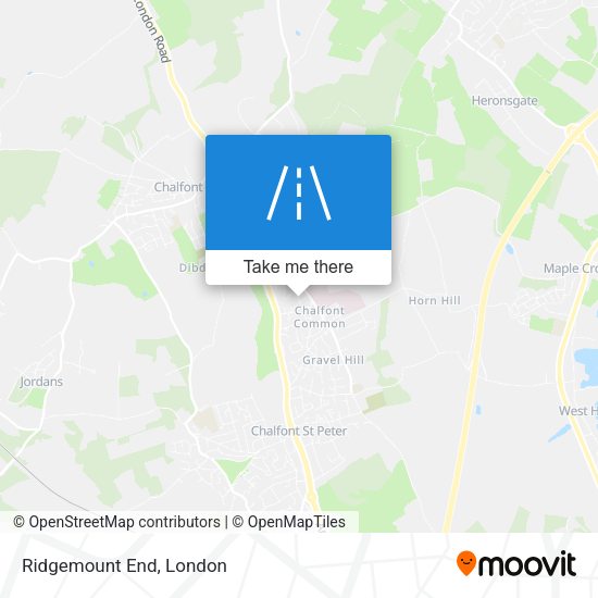 Ridgemount End map