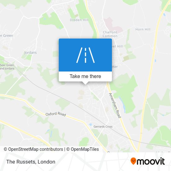 The Russets map