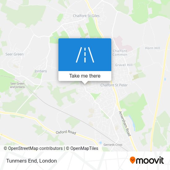 Tunmers End map