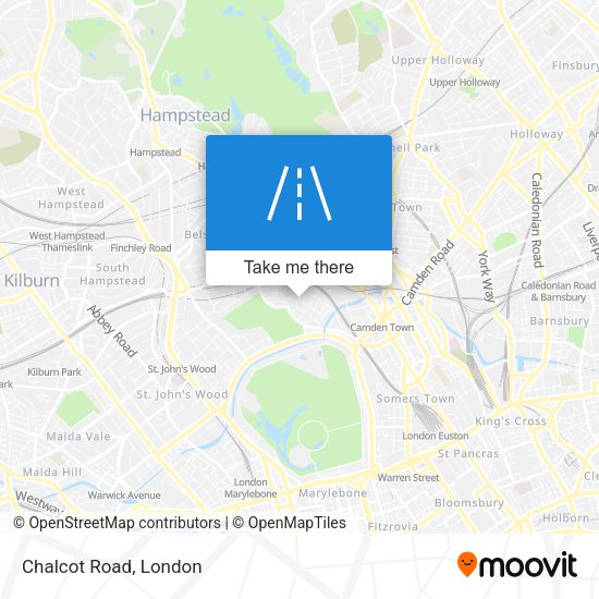 Chalcot Road map