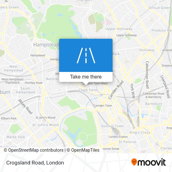 Crogsland Road map