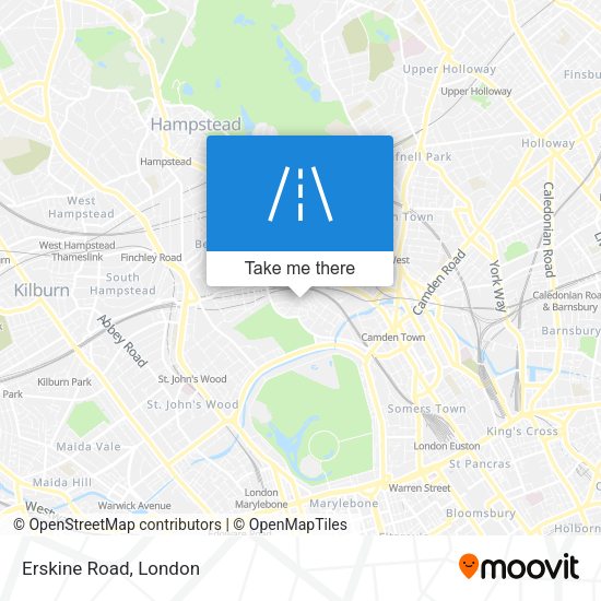 Erskine Road map