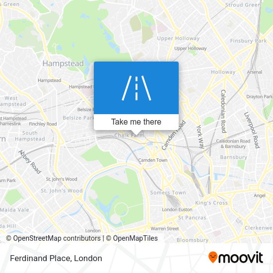 Ferdinand Place map
