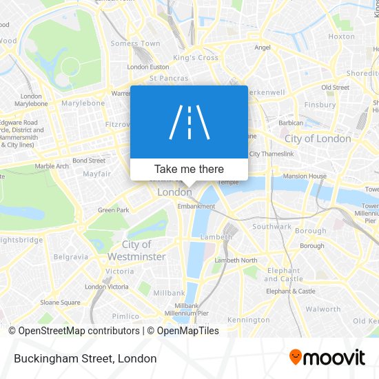 Buckingham Street map