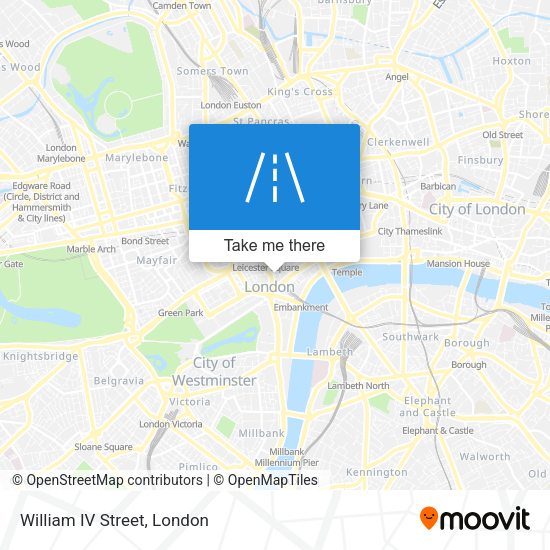 William IV Street map