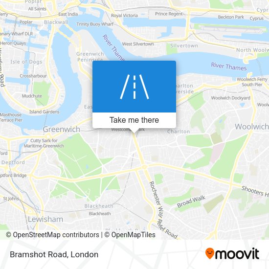 Bramshot Road map