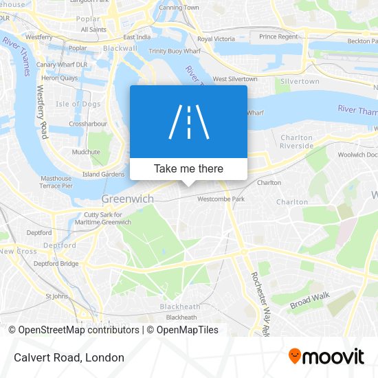 Calvert Road map