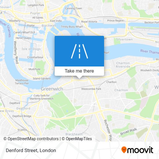 Denford Street map