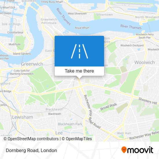 Dornberg Road map