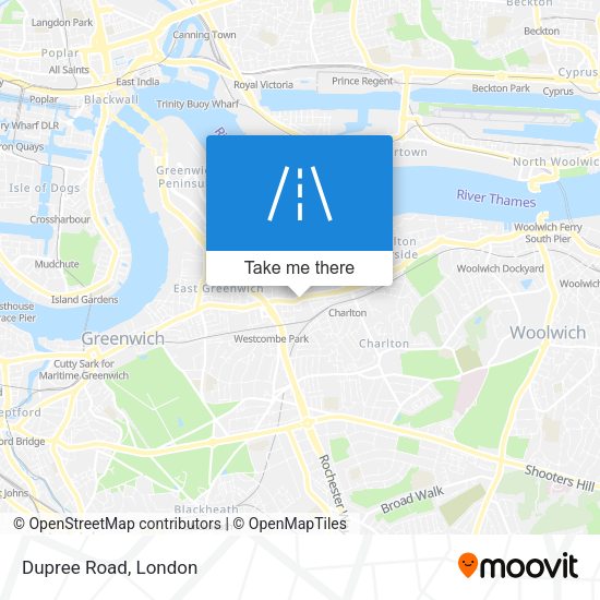 Dupree Road map
