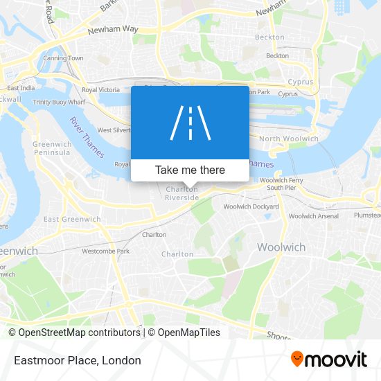 Eastmoor Place map
