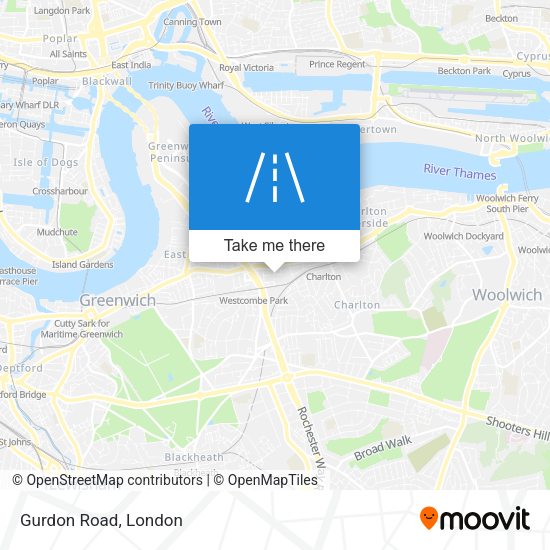 Gurdon Road map