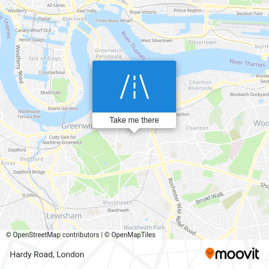 Hardy Road map